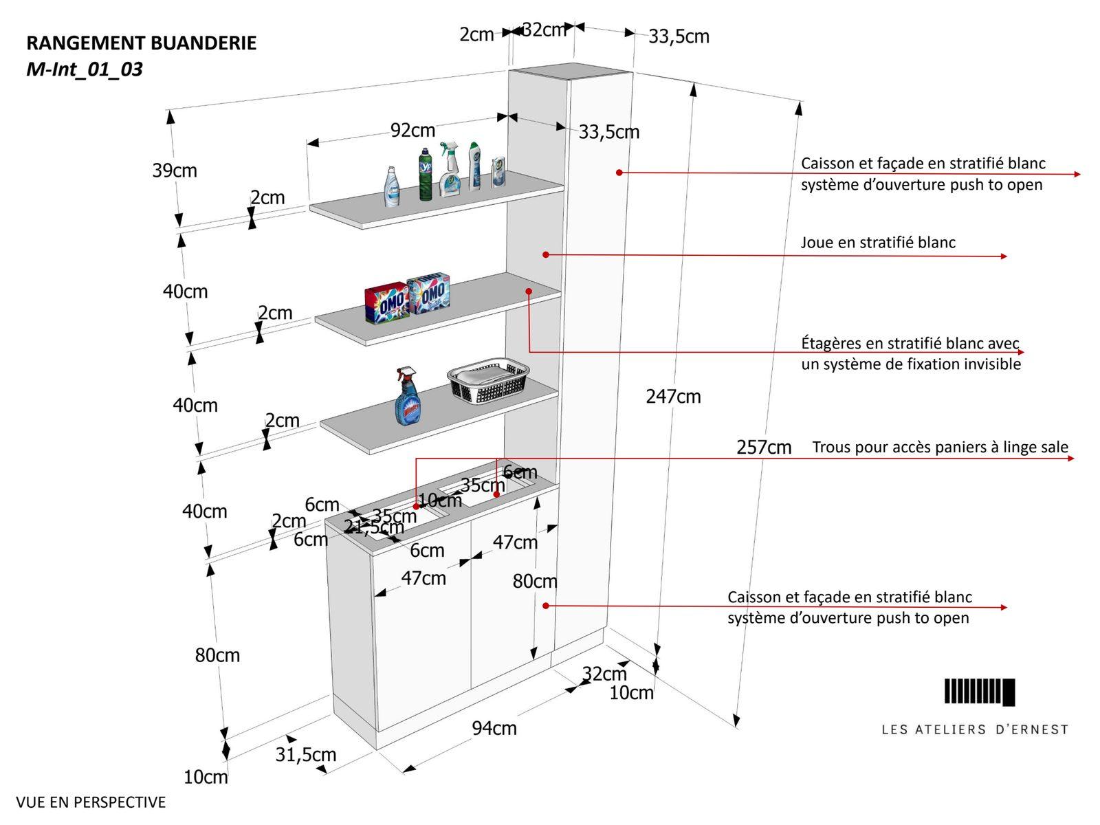 Buanderie & rangements, Résidentiel